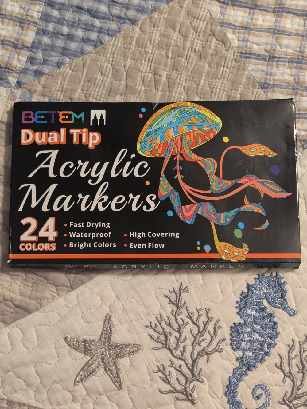 BETEM Dual Tip Acrylic Markers